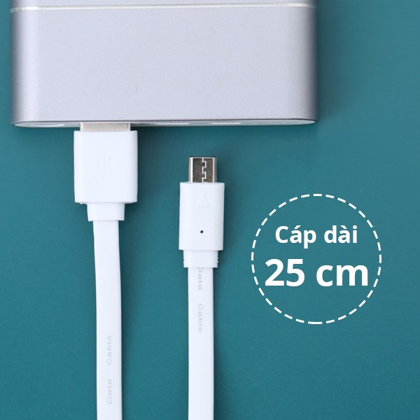 Dây cáp Micro USB 25 cm ECO