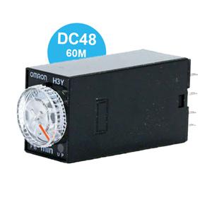 Bộ định thời On-delay OMRON H3Y-2-B DC48 60M 8 chân dẹt