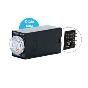 Bộ định thời On-delay OMRON H3Y-4-B DC48 60M 14 chân dẹt