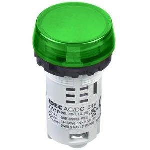 Đèn báo IDEC YW1P-1BUQ4G 24VAC/DC D22 (Xanh)