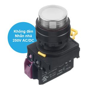 Nút nhấn nhả IDEC YW1L-M2E01Q0W D22 1NC (Trắng)