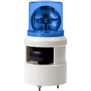 Đèn xoay cảnh báo QLIGHT S100DLR-WM-24-B 24VDC D100 còi đa âm màu xanh