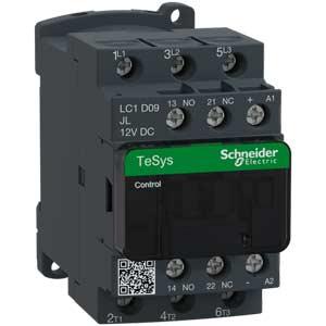 Công tắc tơ 3 pha SCHNEIDER LC1D09JL 12VDC 9A 4kW 1NO+1NC