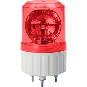 Đèn xoay cảnh báo QLIGHT S80LR-BZ-12-R 12VDC D80 có còi màu đỏ