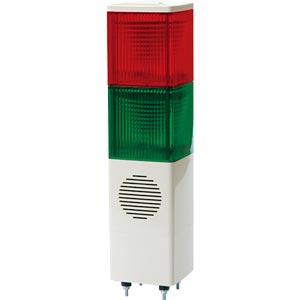 Đèn tháp QLIGHT SJDL-WV-2-12/24-RG 2 tầng 12-24VDC 5 âm theo yêu cầu