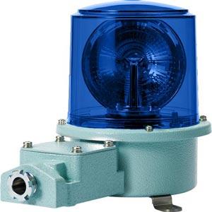 Đèn xoay cảnh báo cho công nghiệp nặng/tàu thủy QLIGHT SH2TLR-24-B 24VDC D150 màu xanh