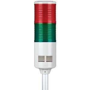 Đèn tháp QLIGHT ST80B-BZ-2-12-RG 2 tầng 12VAC/DC có còi