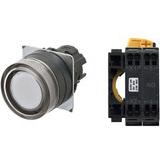 Nút nhấn nhả có đèn OMRON A22NL-BGM-TWA-P100-WE 220VAC D22/25 1NO (Trắng)