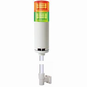 Đèn tháp QLIGHT QTCA70L-BZ-2-12-RG-LW24 2 tầng 12VAC/DC có còi