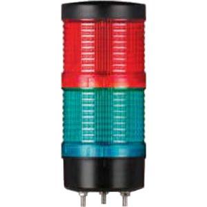 Đèn tháp QLIGHT QT70ML-2-110-RG 2 tầng 110VAC D70