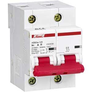 Aptomat cài HIMEL HDB3w125H2D125 2P, 125A, 10kA