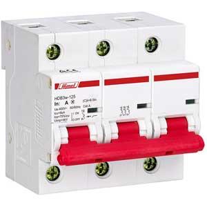 Aptomat cài HIMEL HDB3W125N3D125 3P, 125A, 6kA