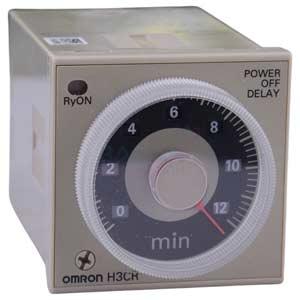 Bộ định thời OFF-delay OMRON H3CR-H8L AC200-240 M 12min, 8 chân tròn