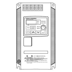 Biến tần OMRON 3G3JX-A4022 3 pha 380VAC 2.2kW