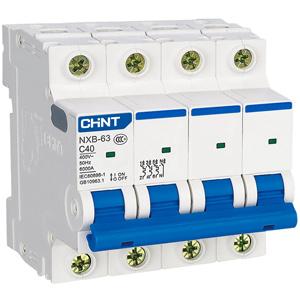 Áp tô mát cài cỡ nhỏ CHINT NXB-63 4P C40 6kA