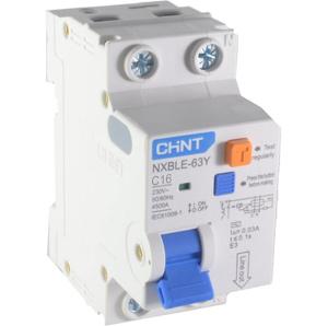 Cầu dao chống rò CHINT NXBLE-63Y 1P+N C16 0.03A 4.5kA