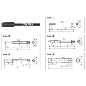 Mũi taro dùng cho thép không gỉ YAMAWA PUMT036U